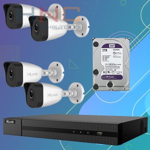 [HILOOK] Bộ camera 4 kênh IP cao cấp ( Hilook/4P/2MP/2TB )
